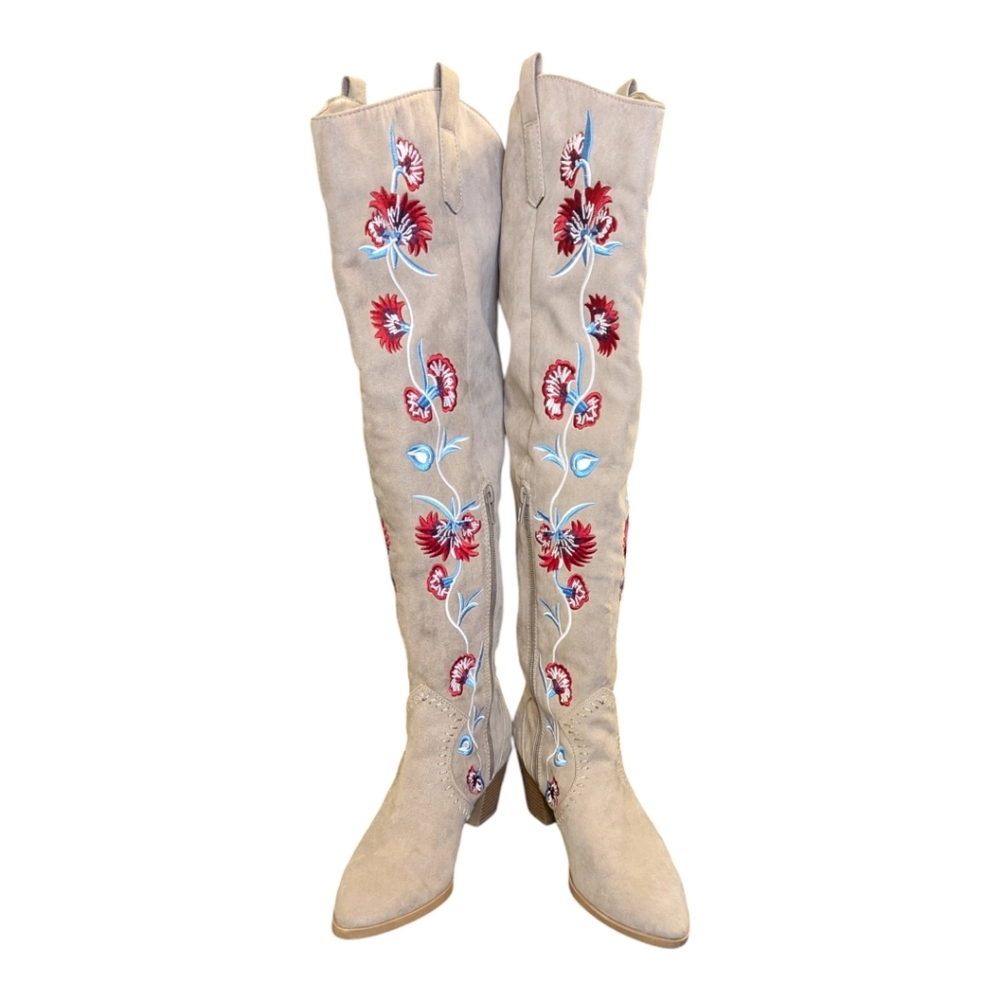 carlos‎ by carlos santana Alexia Over-The-Knee Boots Sz 6.5
